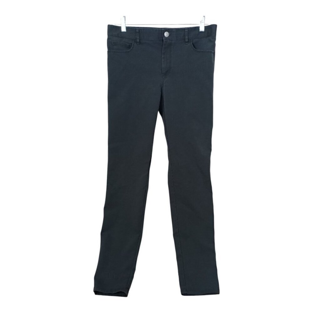 Club Monaco Women's Skinny Leg Mid Rise Pants Size 6 Gray Stretch Cotton Blend